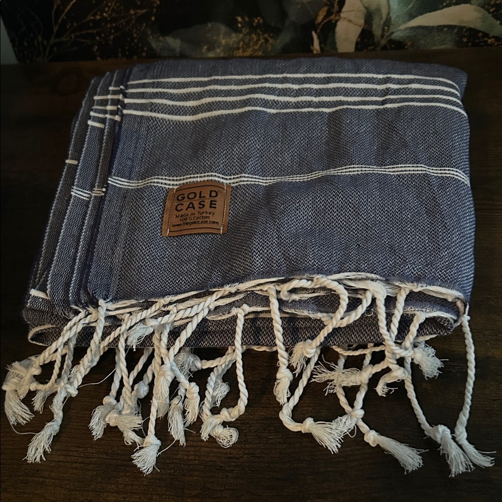 Blue Beach Towel